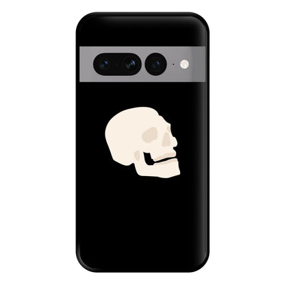 Skull Outline - Halloween Phone Case for Google Pixel 7 Pro