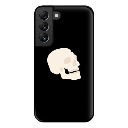 Skull Outline - Halloween Phone Case for Galaxy S22 Plus