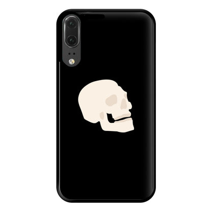 Skull Outline - Halloween Phone Case for Huawei P20