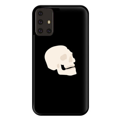 Skull Outline - Halloween Phone Case for Galaxy A71