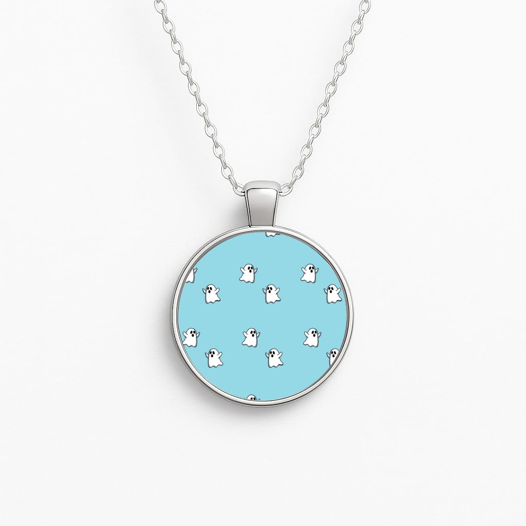Ghost Pattern - Halloween Necklace