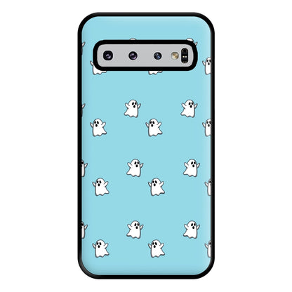 Ghost Pattern - Halloween Phone Case for Galaxy S10 Plus