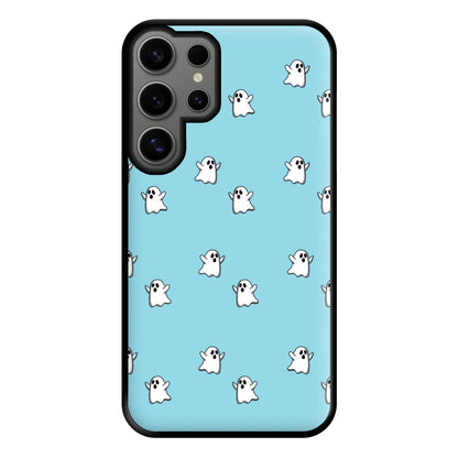 Ghost Pattern - Halloween Phone Case for Galaxy S24 Ultra