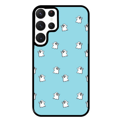 Ghost Pattern - Halloween Phone Case for Galaxy S22 Ultra