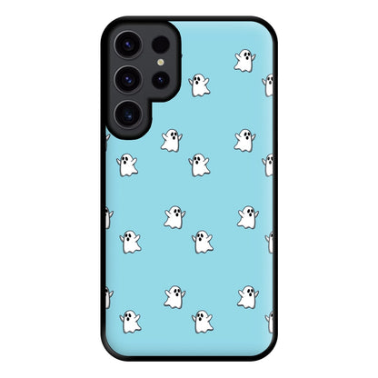 Ghost Pattern - Halloween Phone Case for Galaxy S23 Ultra