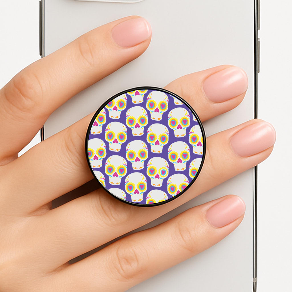 Skull Pattern - Halloween Phone Grip