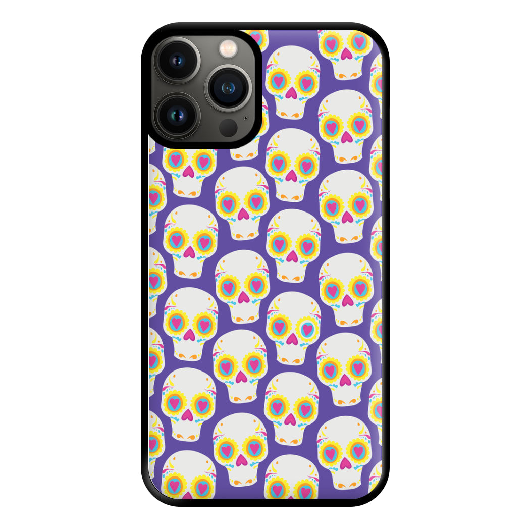 Skull Pattern - Halloween Phone Case for iPhone 11 Pro Max