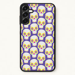 Skull Pattern - Halloween Phone Case for Galaxy A57