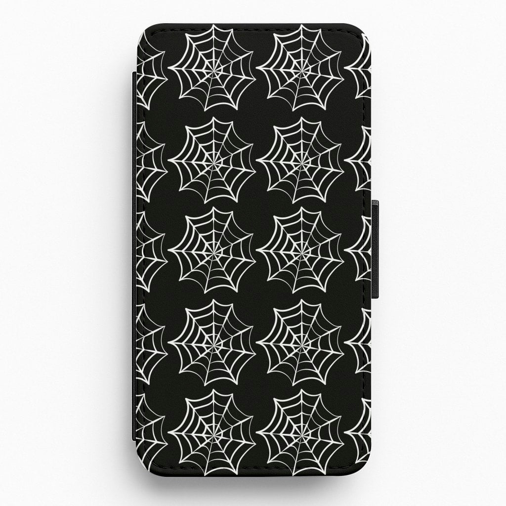 Cobwebs - Halloween Flip / Wallet Phone Case