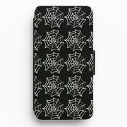 Cobwebs - Halloween Flip / Wallet Phone Case 3