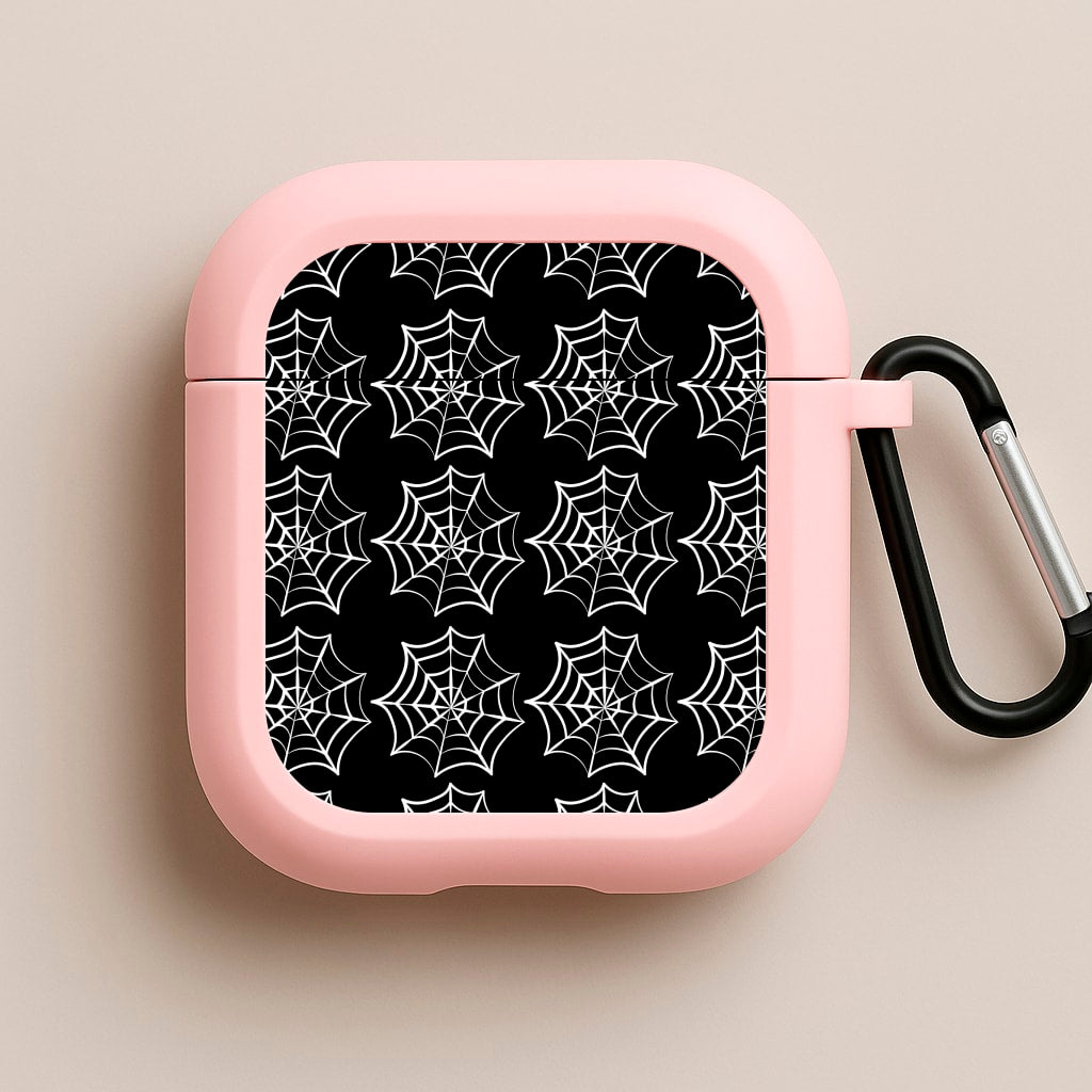 Cobwebs - Halloween Pink AirPods Case