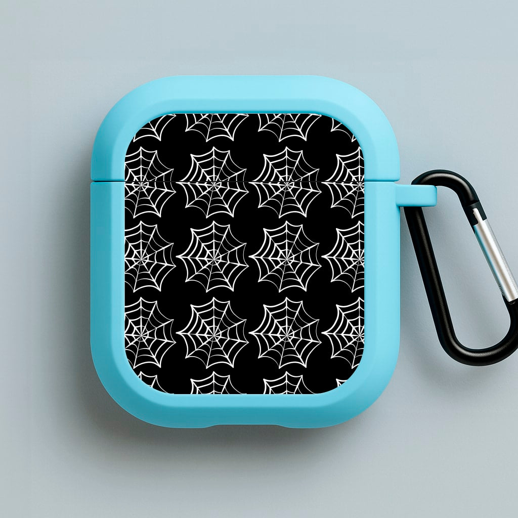 Cobwebs - Halloween Blue AirPods Case
