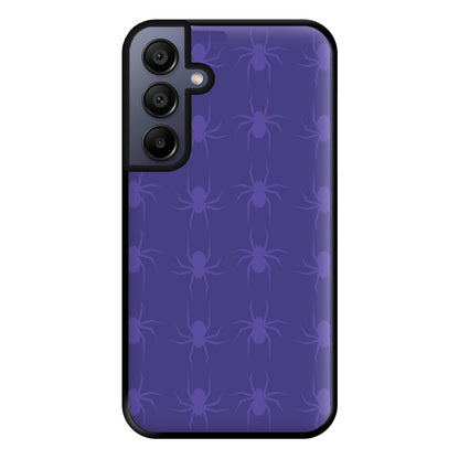 Spider Pattern - Halloween Phone Case for Galaxy A15