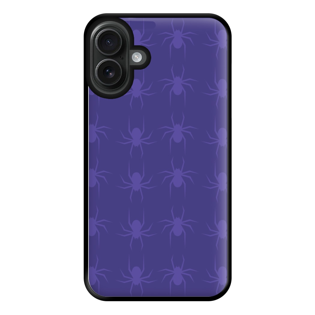 Spider Pattern - Halloween Phone Case for iPhone 16 Plus