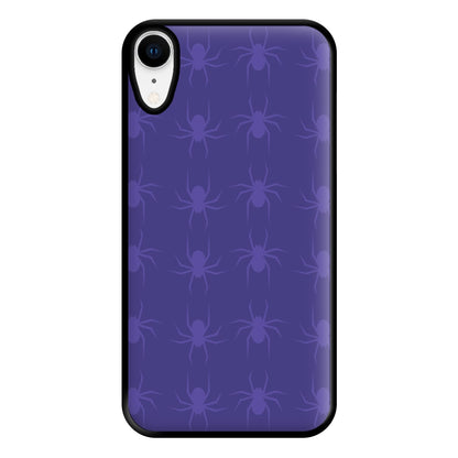 Spider Pattern - Halloween Phone Case for iPhone XR