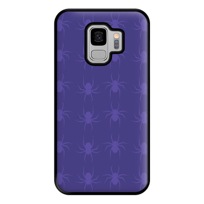 Spider Pattern - Halloween Phone Case for Galaxy S9 Plus