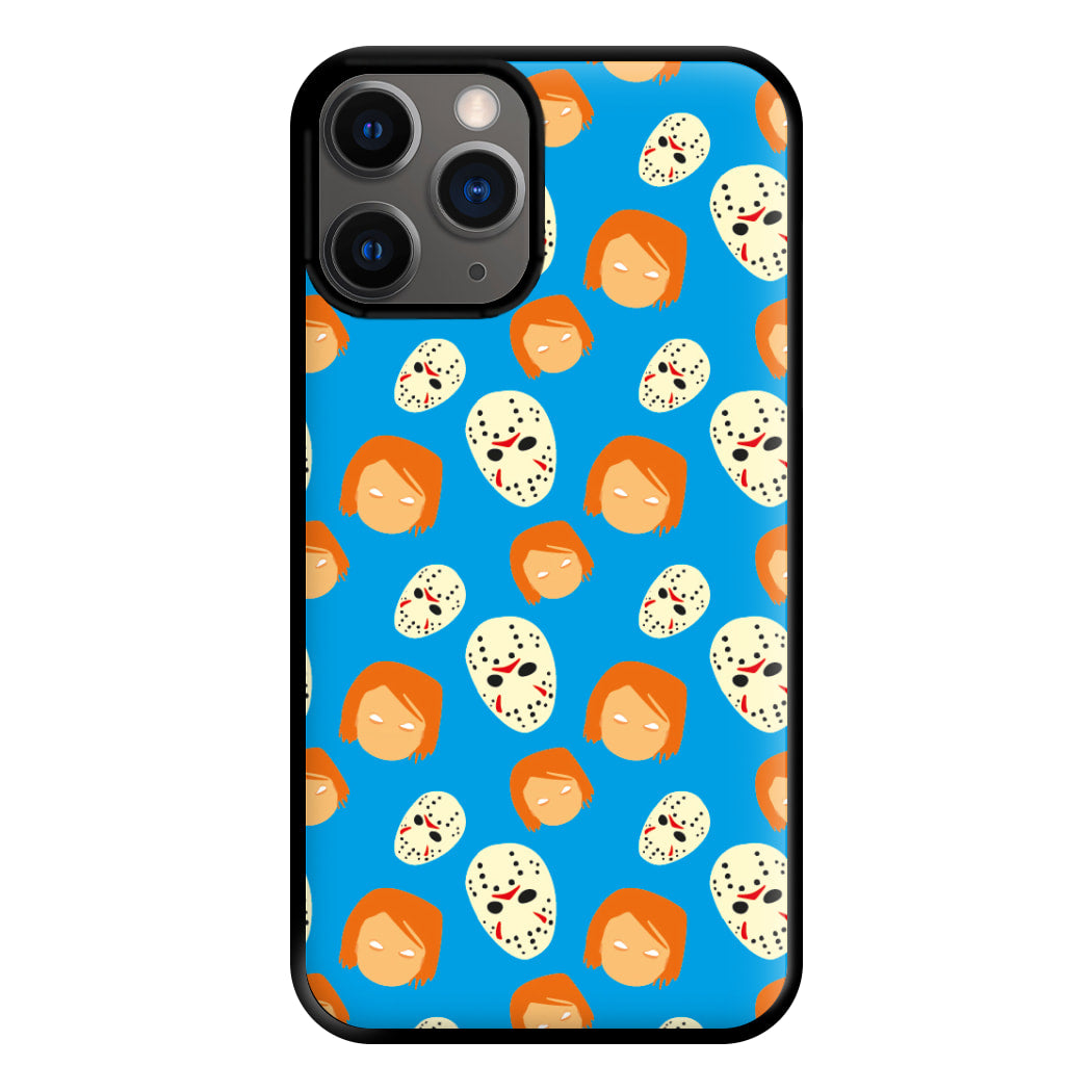 Chucky And Jason Pattern - Halloween Phone Case for iPhone 12 Pro Max