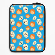 Chucky And Jason Pattern - Halloween Laptop Sleeve 1