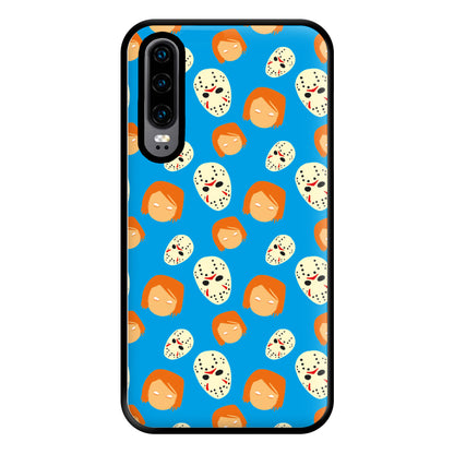 Chucky And Jason Pattern - Halloween Phone Case for Huawei P30