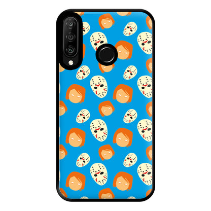 Chucky And Jason Pattern - Halloween Phone Case for Huawei P30 Lite