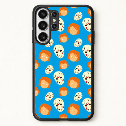 Chucky And Jason Pattern - Halloween Phone Case for Galaxy S26 Ultra