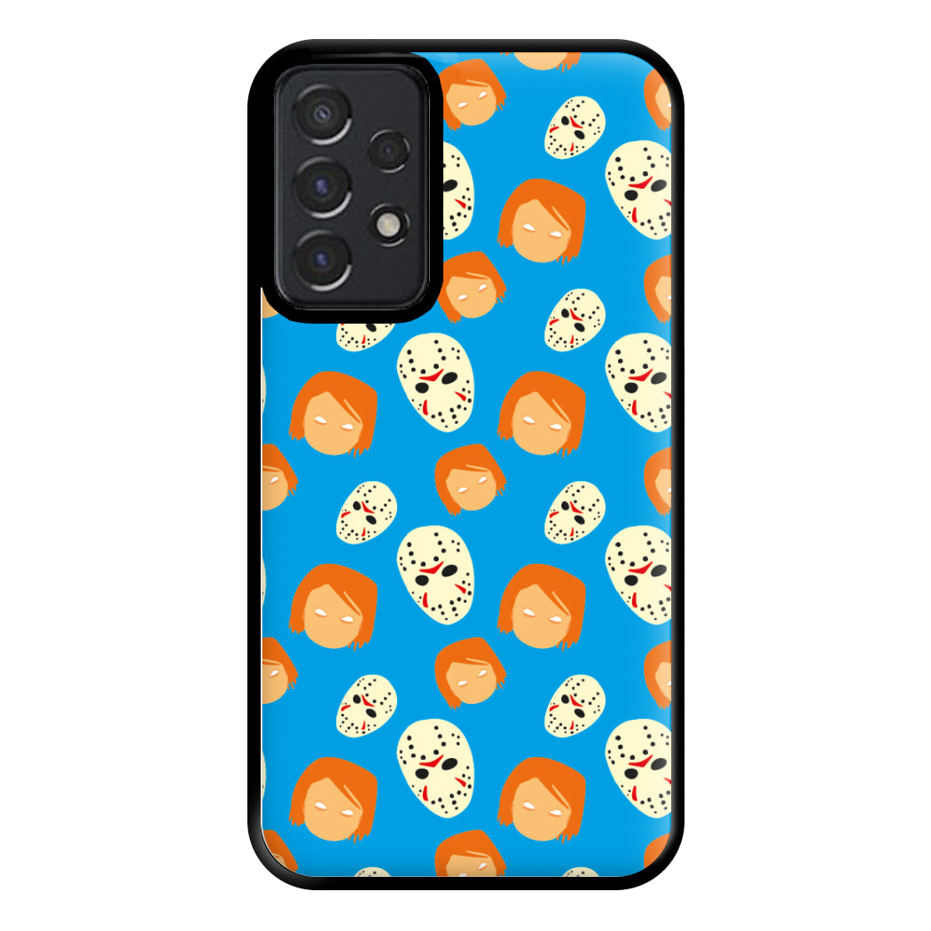 Chucky And Jason Pattern - Halloween Phone Case for Galaxy A52 / A52s