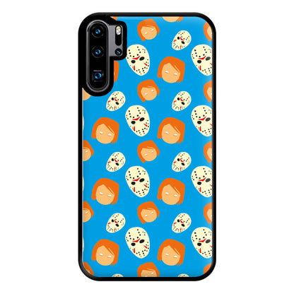 Chucky And Jason Pattern - Halloween Phone Case for Huawei P30 Pro