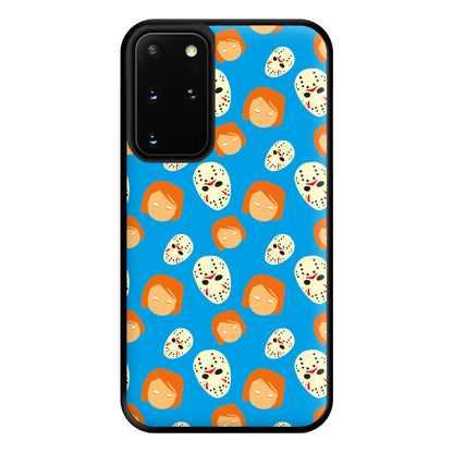 Chucky And Jason Pattern - Halloween Phone Case for Galaxy S20 Plus