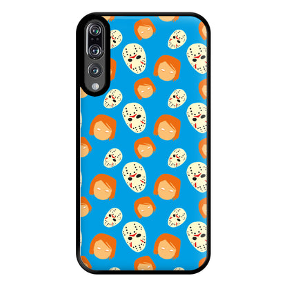 Chucky And Jason Pattern - Halloween Phone Case for Huawei P20 Pro