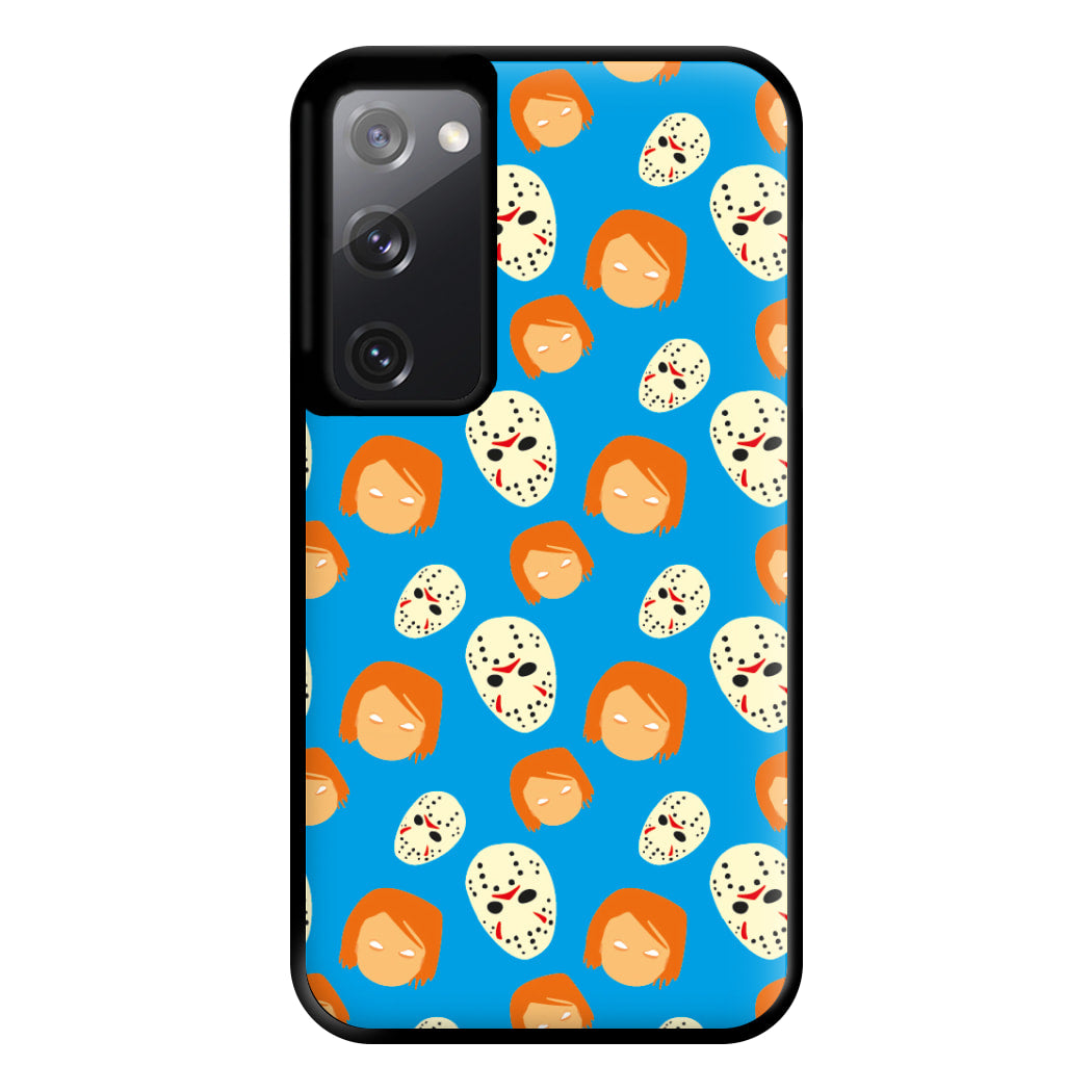 Chucky And Jason Pattern - Halloween Phone Case for Galaxy S20FE