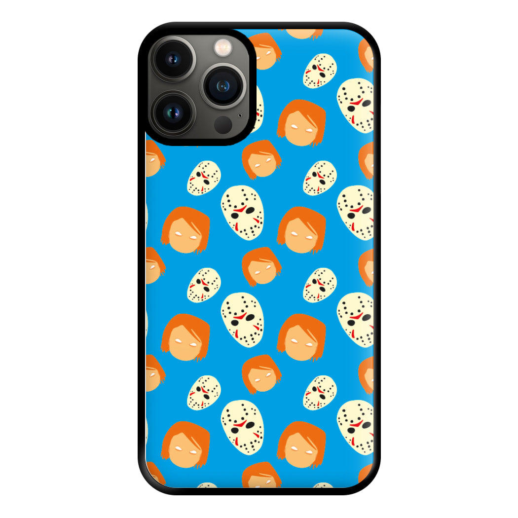 Chucky And Jason Pattern - Halloween Phone Case for iPhone 11 Pro Max