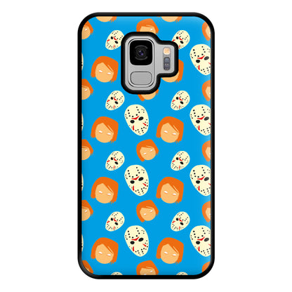 Chucky And Jason Pattern - Halloween Phone Case for Galaxy S9 Plus