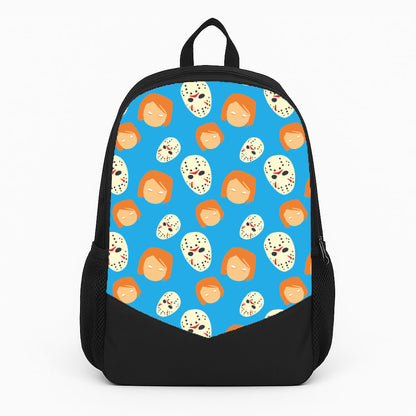 Chucky And Jason Pattern - Halloween Backpack