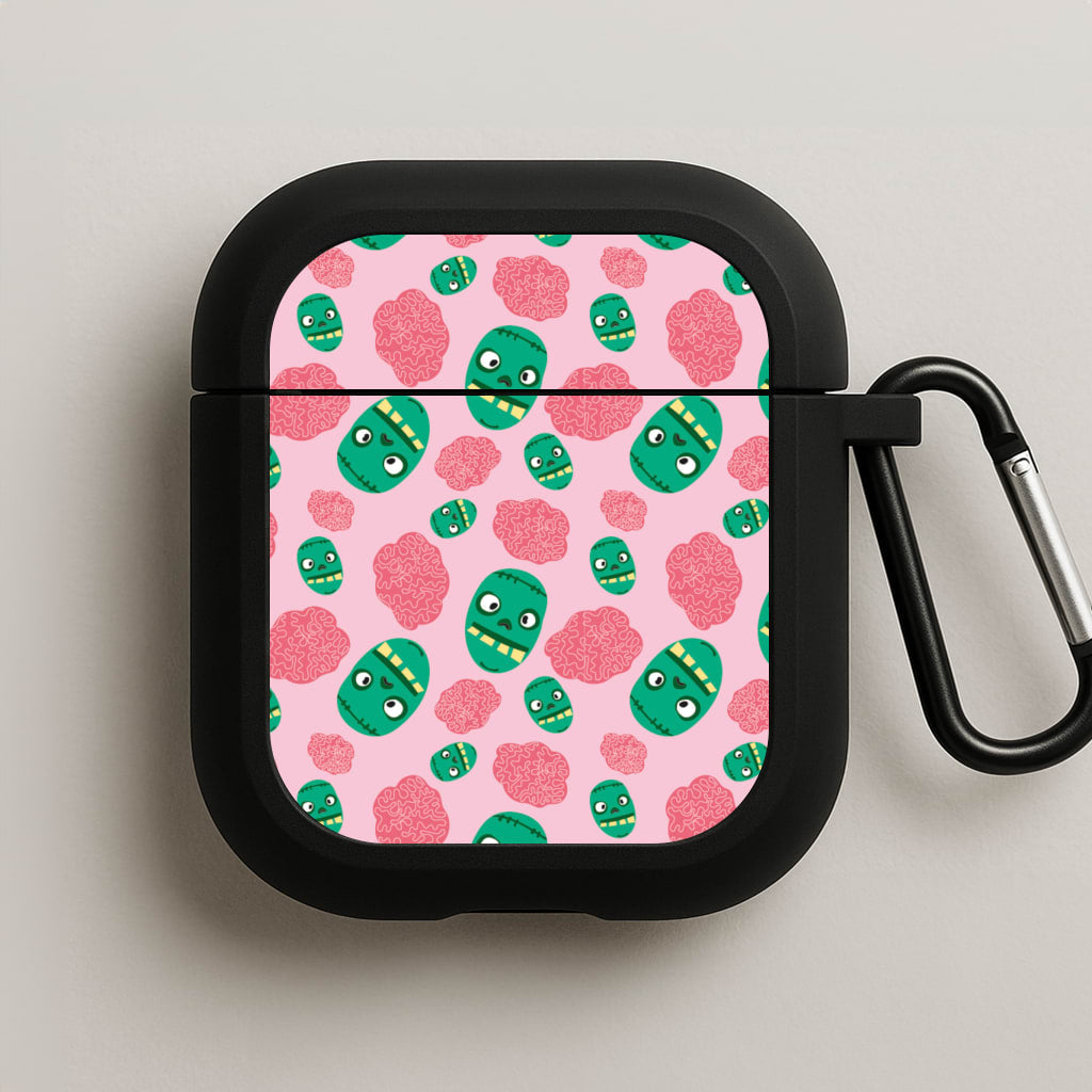Frankenstein And Brains - Halloween AirPods Case