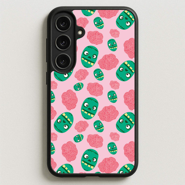 Frankenstein And Brains - Halloween Phone Case for Galaxy S25FE