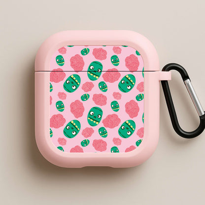 Frankenstein And Brains - Halloween Pink AirPods Case