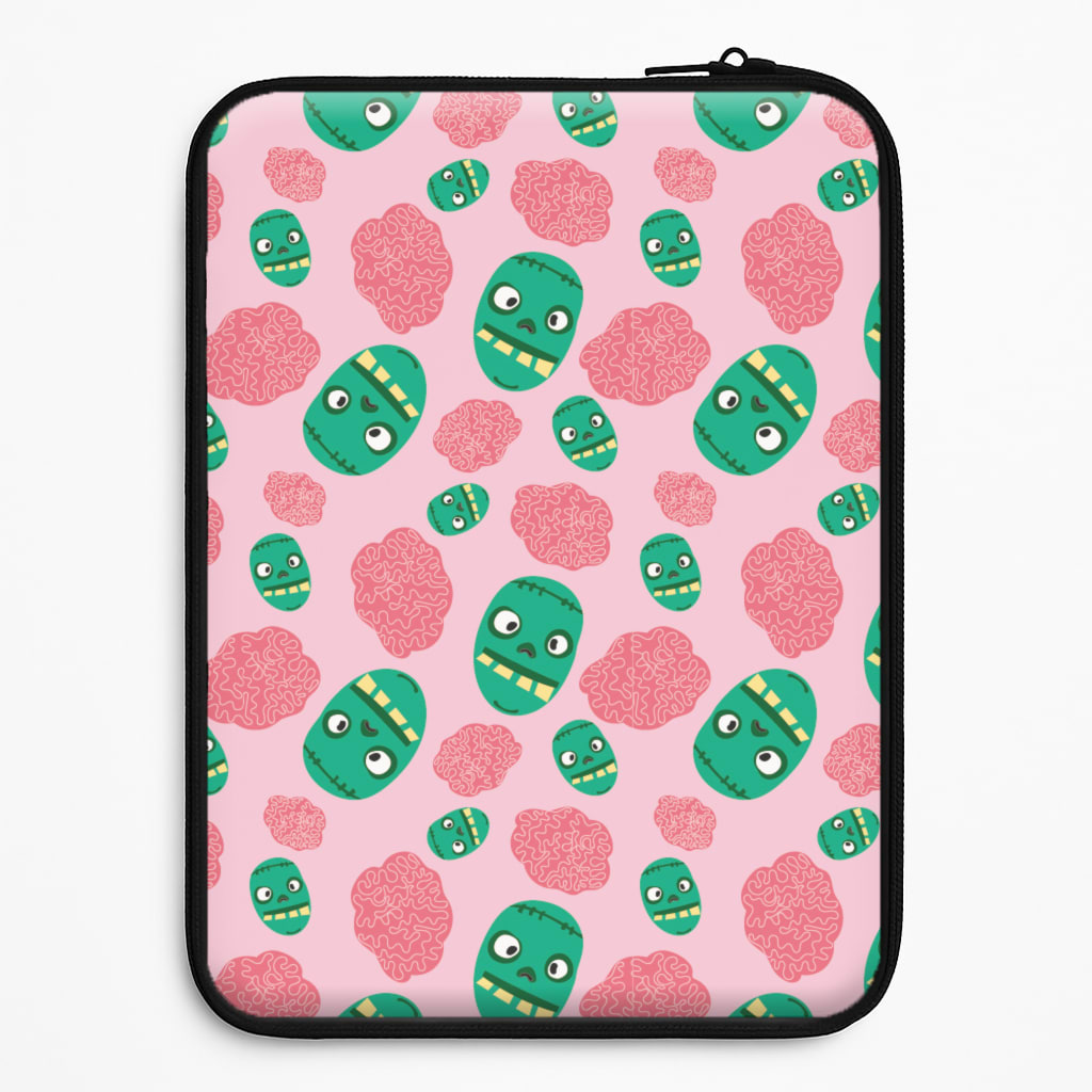Frankenstein And Brains - Halloween Laptop Sleeve