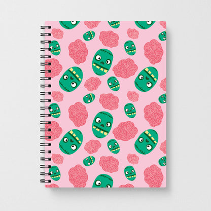 Frankenstein And Brains - Halloween Notebook