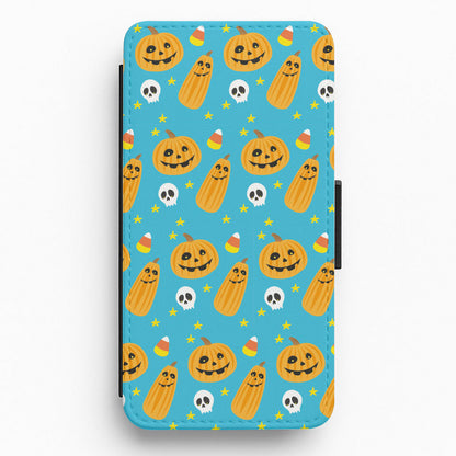 Halloween Pattern 1 Flip / Wallet Phone Case