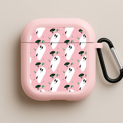 Halloween Pattern 2 Pink AirPods Case