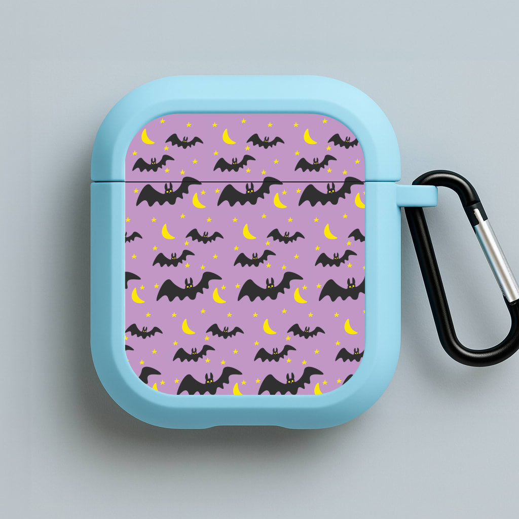 Halloween Pattern 4 Blue AirPods Case