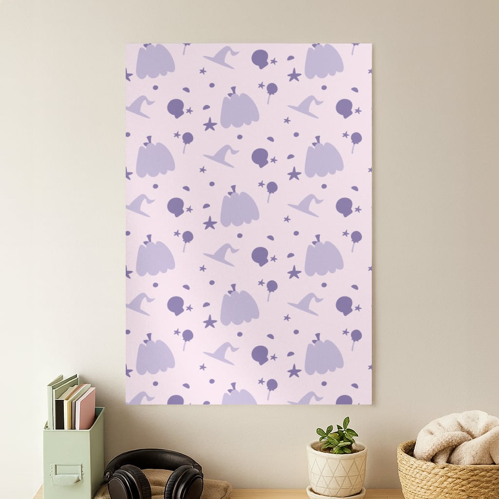 Halloween Pattern 5 Poster