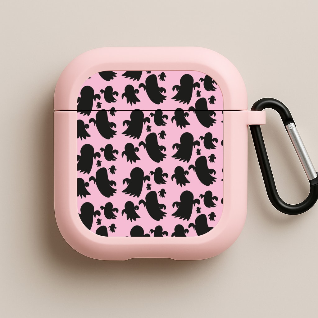 Halloween Pattern 8 Pink AirPods Case