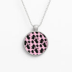 Halloween Pattern 8 Circle Necklace