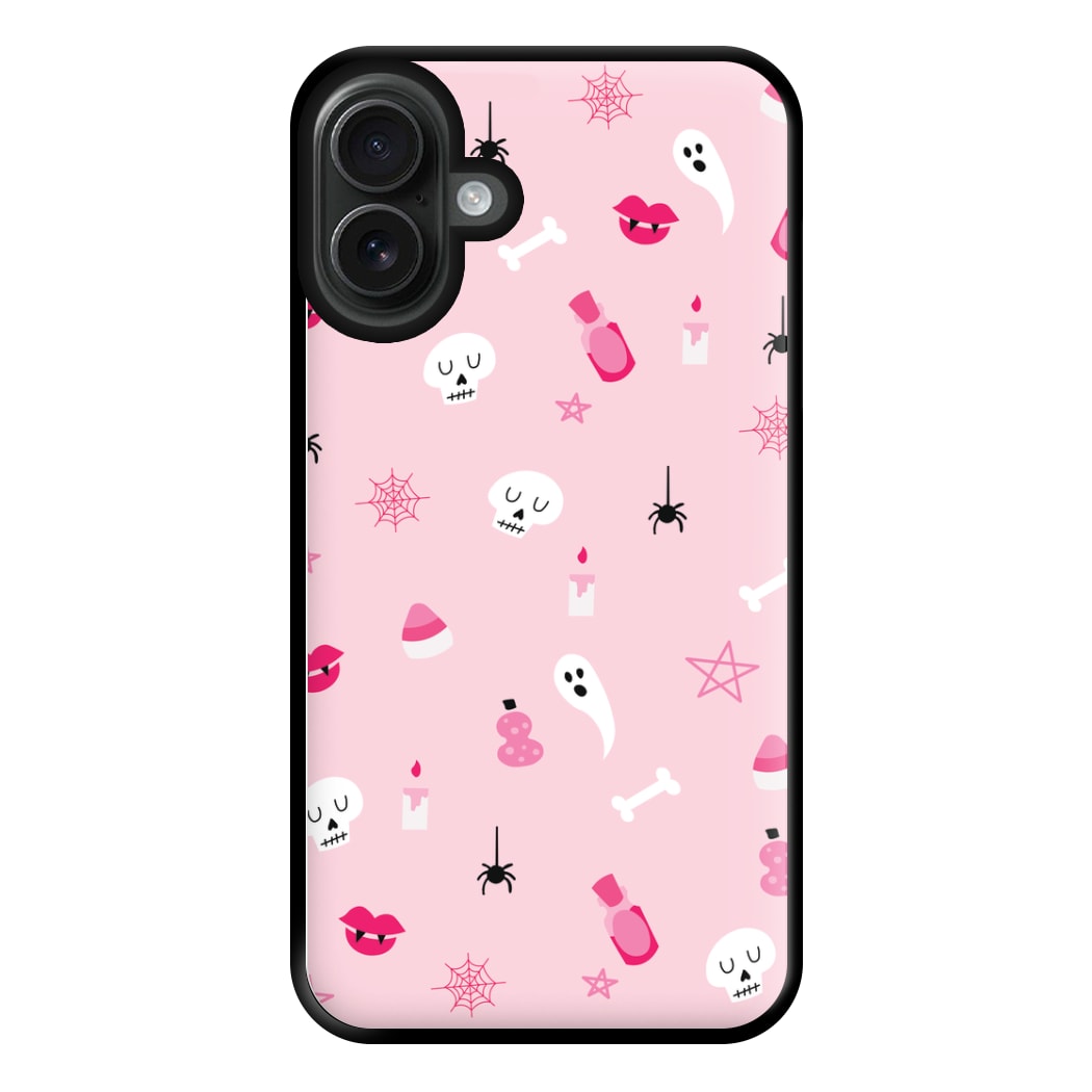 Halloween Pattern 12 Phone Case for iPhone 16 Plus