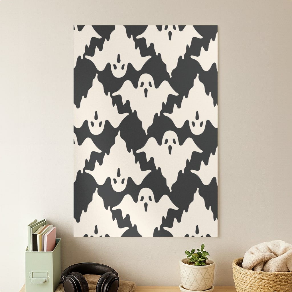 Halloween Pattern 17 Poster
