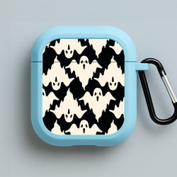 Halloween Pattern 17 Blue AirPods Case
