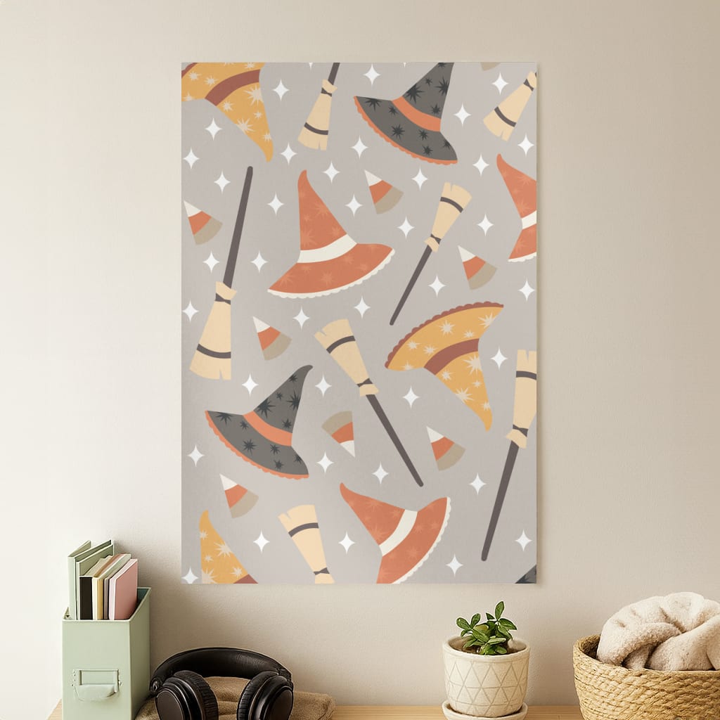 Halloween Pattern 19 Poster