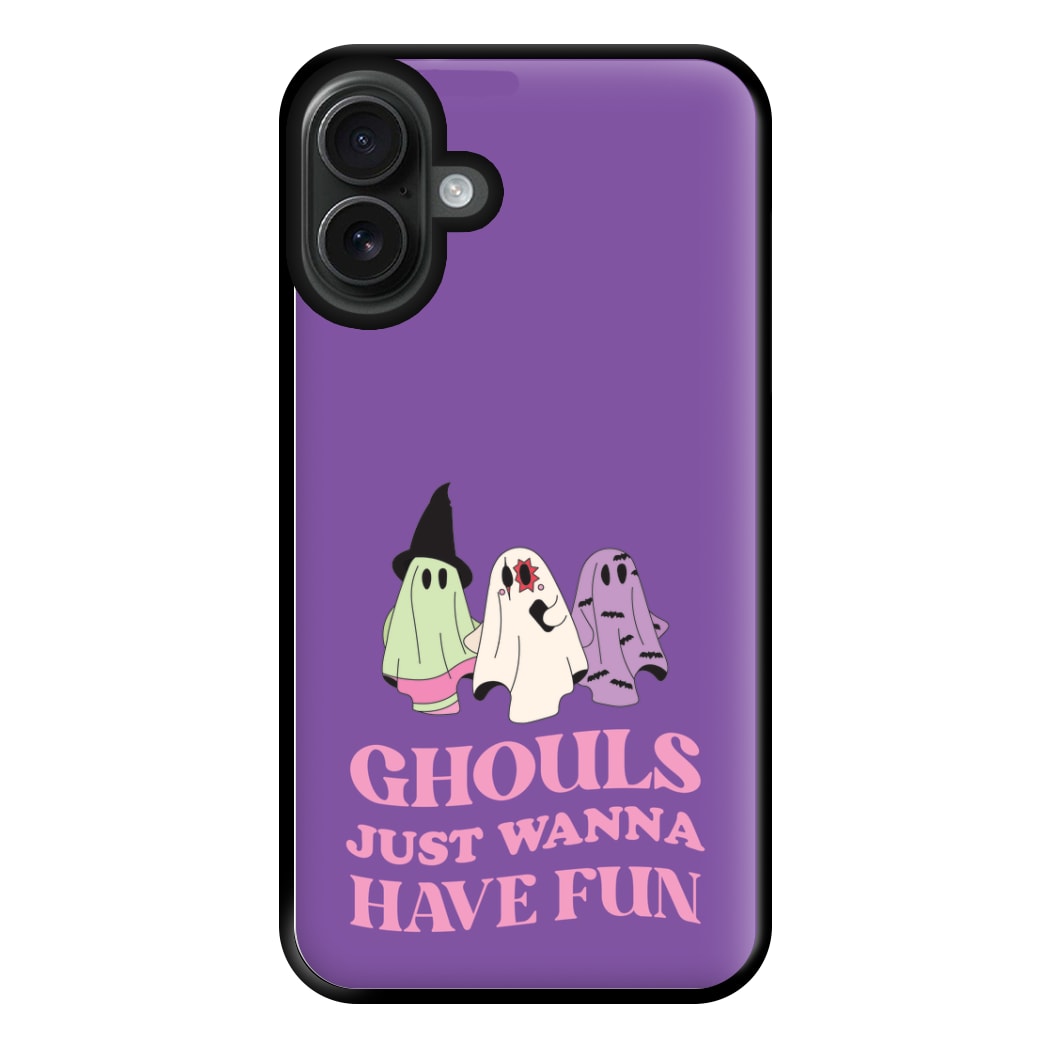 Ghouls Just Wanna Have Fun Phone Case for iPhone 16 Plus