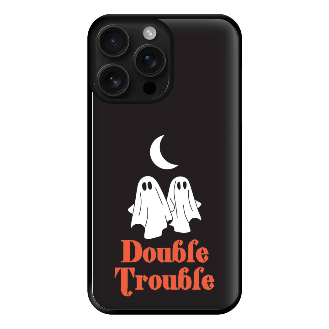 Double Trouble Black Phone Case